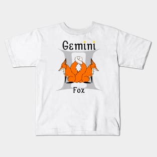 Gemini Fox Kids T-Shirt